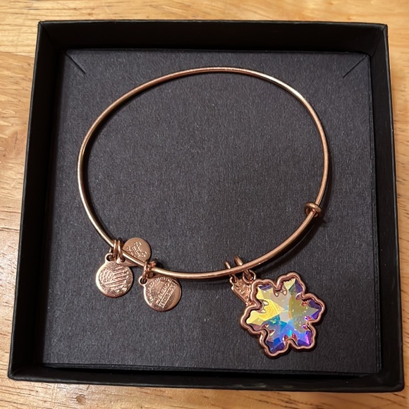 Alex and Ani Snowflake Bangle - Picture 3 of 3